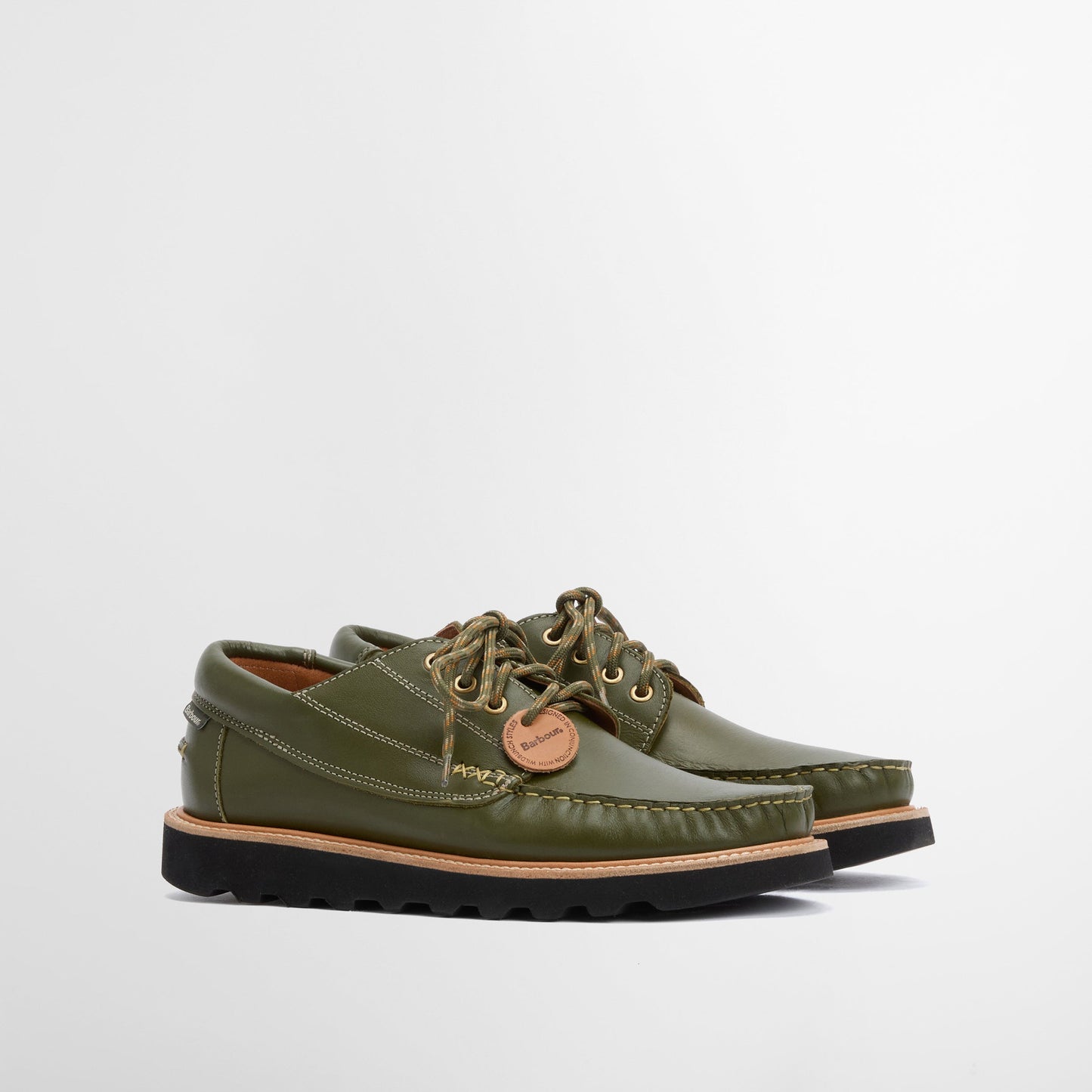 Southfield Moccasin Premium Army Green Leather