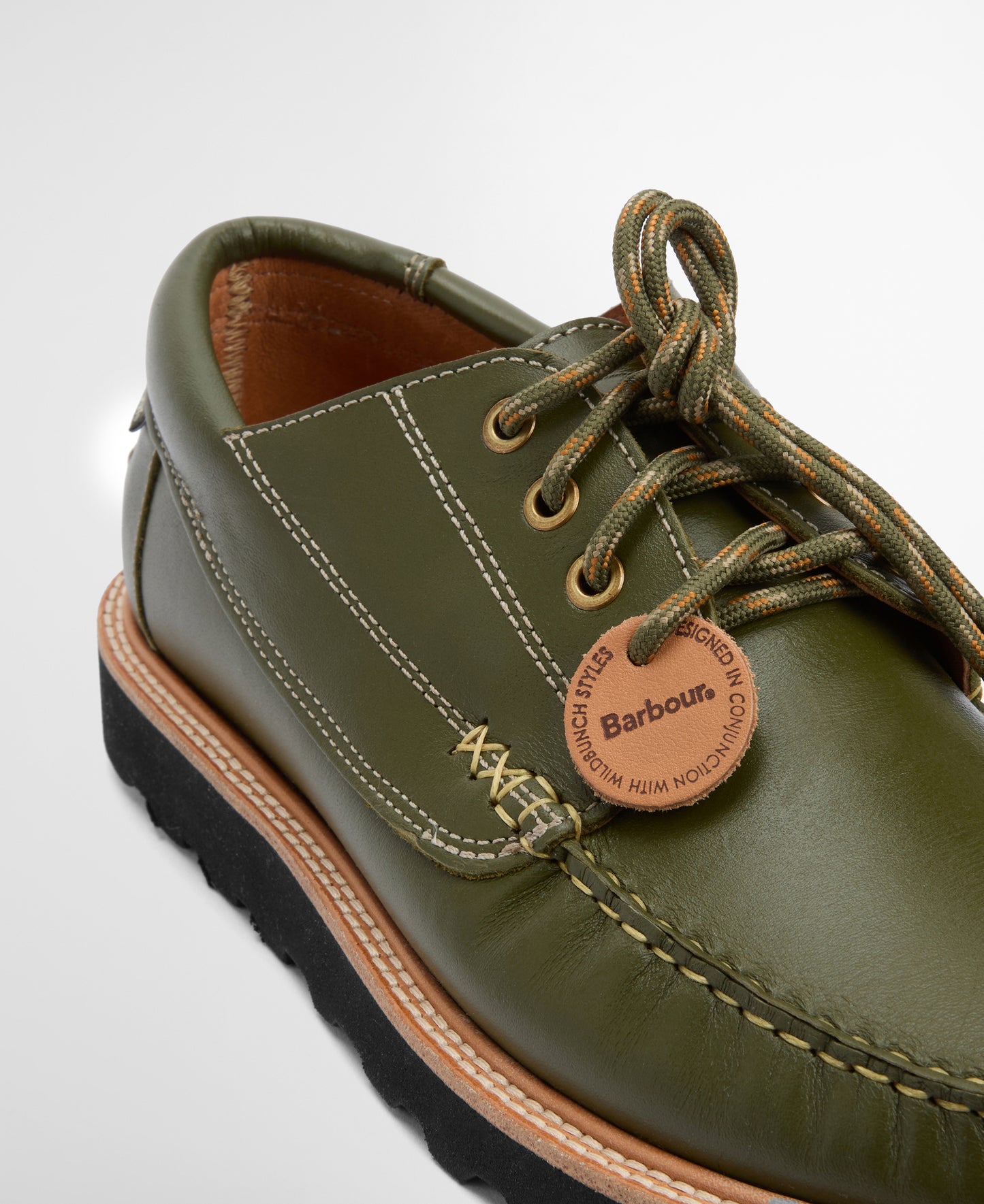 Southfield Moccasin Premium Army Green Leather