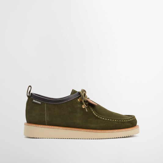 Heathpool Wally Style Green Suede